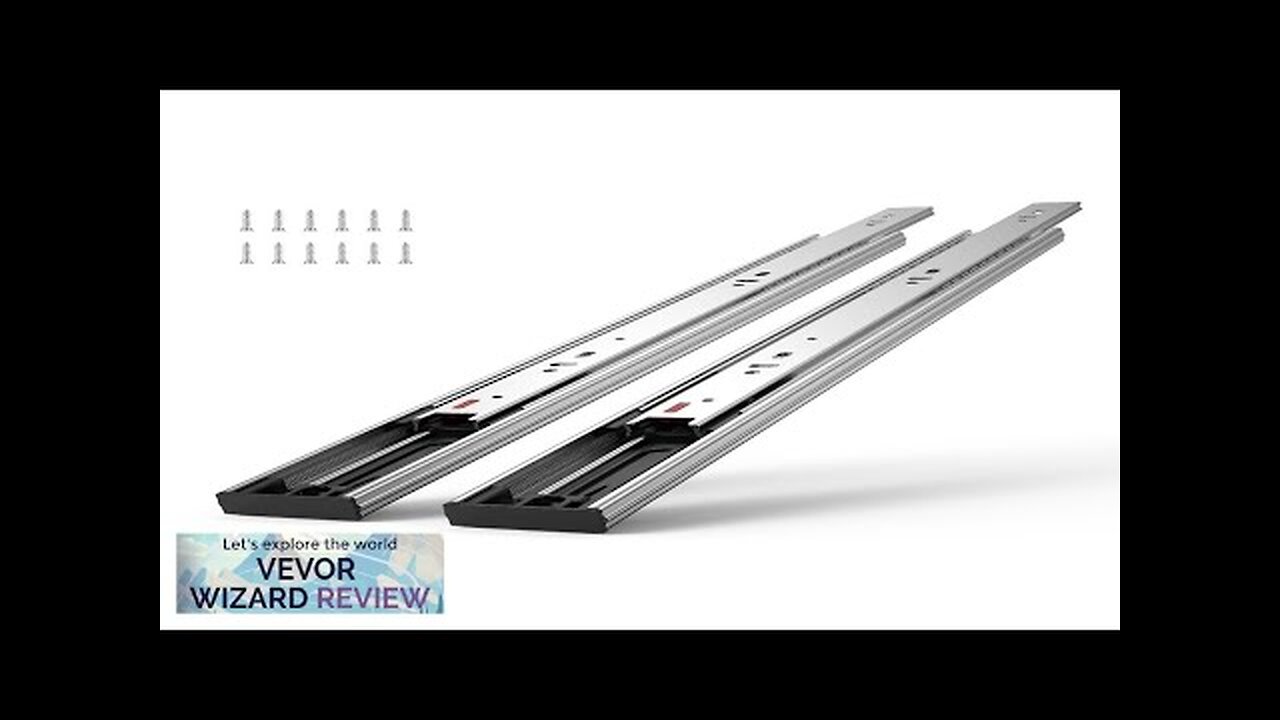 VEVOR 6 Pairs of 20 Inch Drawer Slides Side Mount Rails Heavy Review