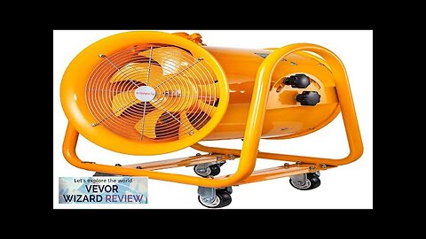 VEVOR Explosion Proof Fan 16inch Utility Blower Fan 1.1KW 110V Portable Ventilator Review