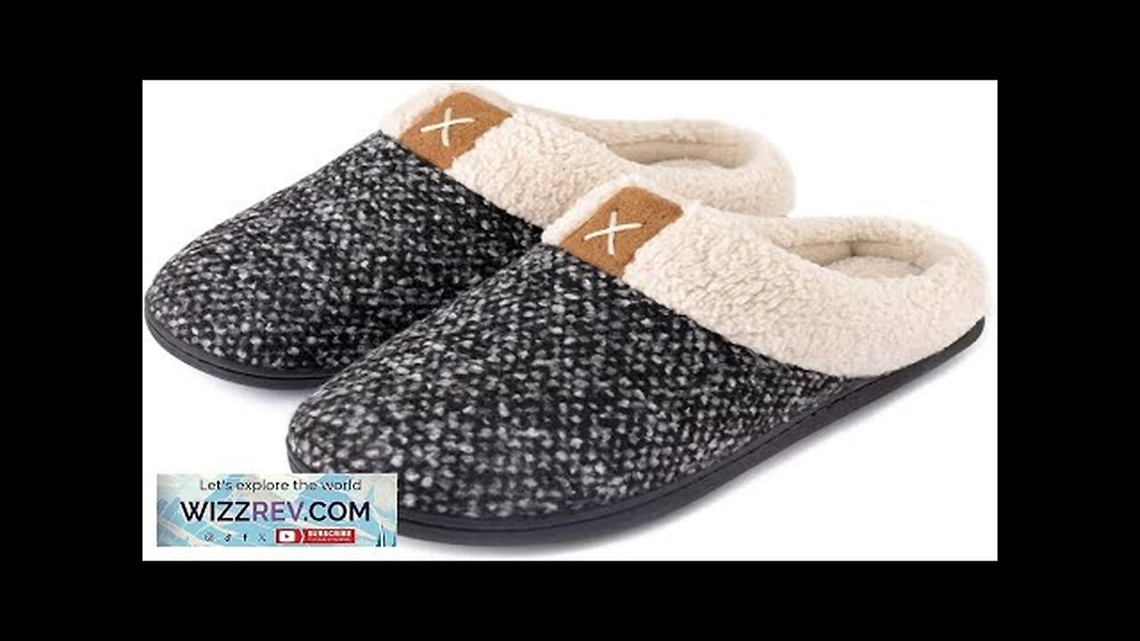 ULTRAIDEAS Women's Indoor Bedroom Slipper with Memory Foam Gift for Women Wool-Like Review