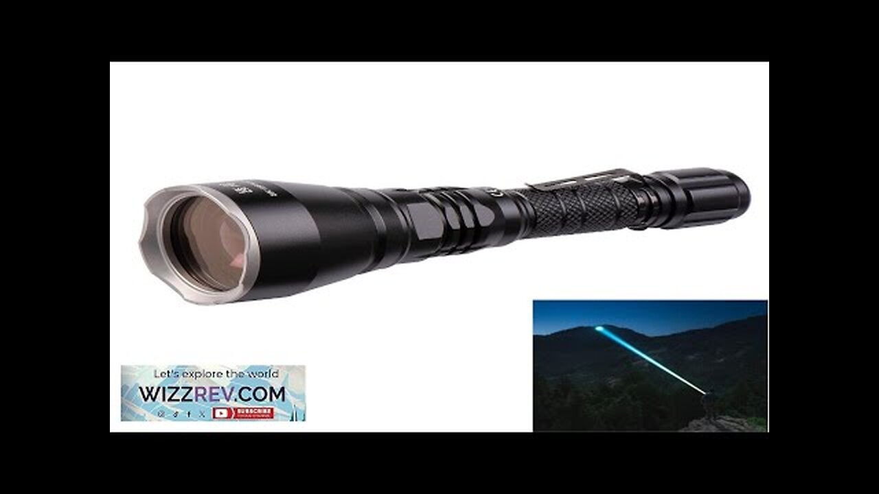 Weltool W4 Pro 568lm 3394m Super Throw LEP Flashlight Long Distance Thrower Review