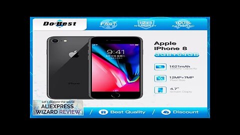 Original Apple iPhone 8 64GB/256GB 4G LTE Smart Phone A11 Bionic Hexacore Review