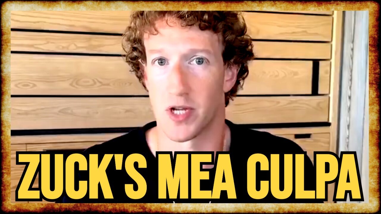 Zuckerberg Vows To ROLL BACK Meta Censorship in SHOCK Announcement