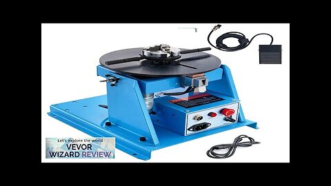 VEVOR Rotary Welding Positioner 10KG 0-90° Welding Positioning Turntable Table with 8.1 Review