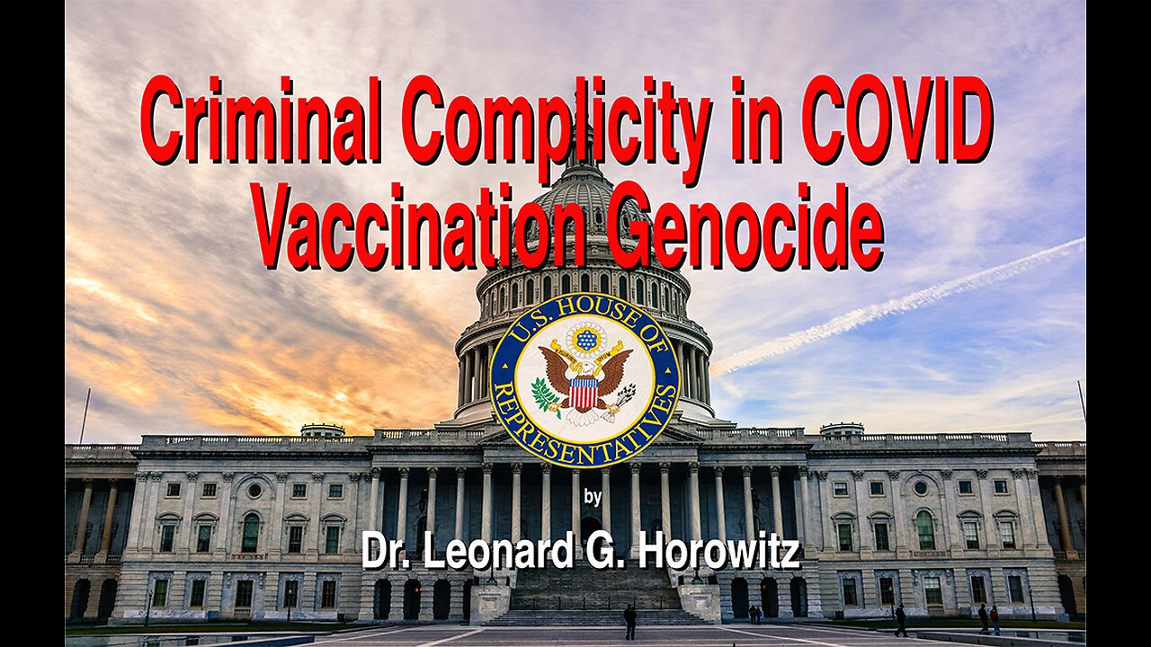 WHISTLEBLOWER SLAMS CONGRESSIONAL COVID COVER-UP AS “GENOCIDAL”
