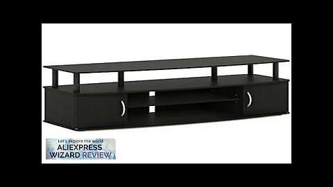 Large Entertainment Stand for TV Up to 55 Inch Blackwood Review