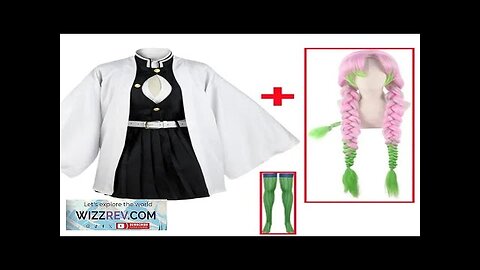 Adult Kids Demon Slayer Kimetsu No Yaiba Anime Kimono Kanroji Mitsuri Cosplay Review