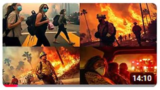 Apocalyptic Scene |30,000 People Evacuate Southern California Wildfires❤️‍🔥🔥🐦‍🔥🚒👩🏼‍🚒