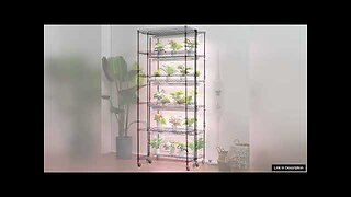 VEVOR Plant Stand with Grow Lights 6 Tiers 120W 70.9" Tall Plant Review