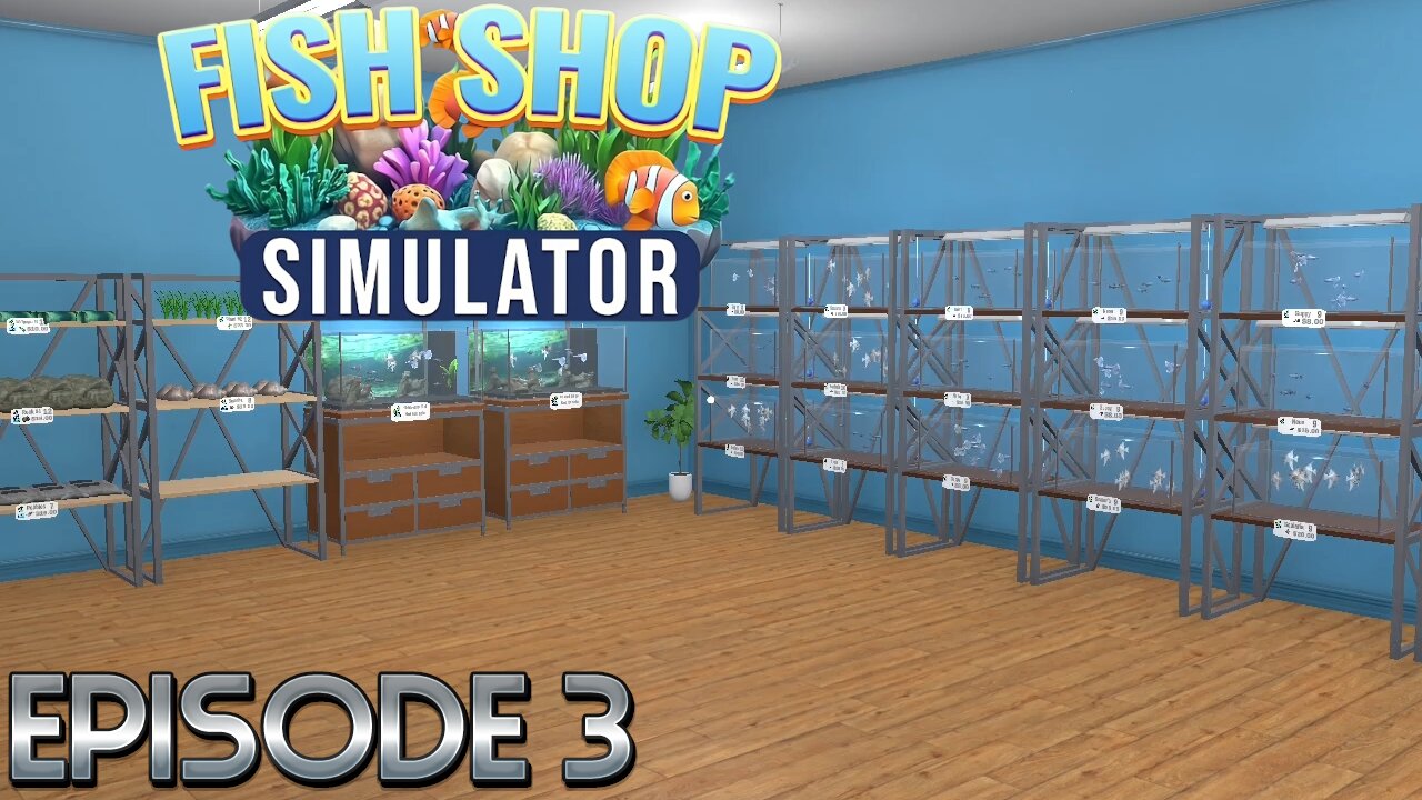 Lets Completely Remodel Our Little Fish Shop Into A Proper Fish Store! | Fish Shop Simulator-Ep3