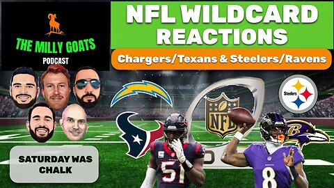 Texans Bamboozle Justin Herbert & Ravens Bully Steelers - NFL Wildcard Recap