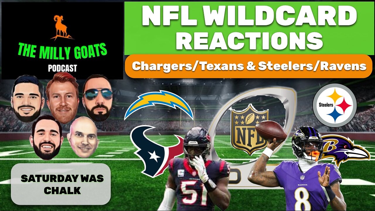 Texans Bamboozle Justin Herbert & Ravens Bully Steelers - NFL Wildcard Recap