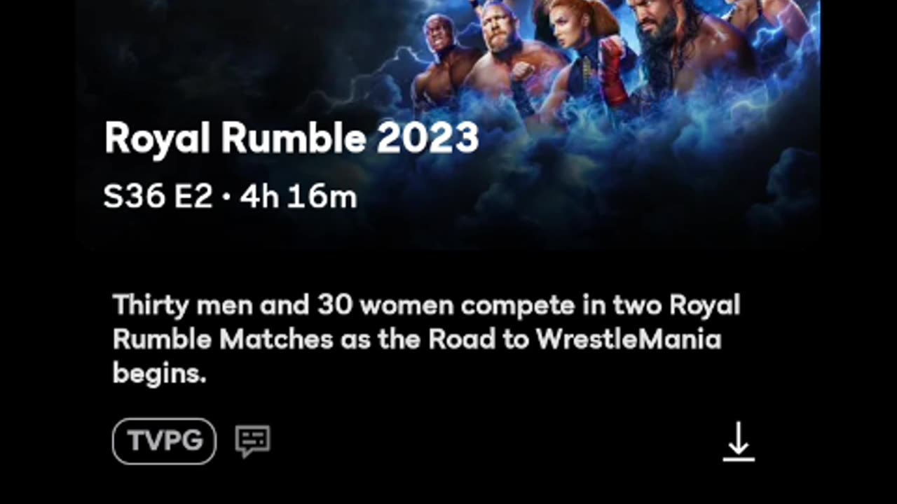 WWE Royal Rumble 2023