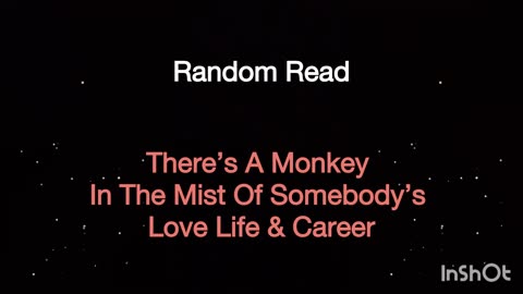 Random Read: There’s A Monkey In The Mist Of Somebody’s Love Life & Career