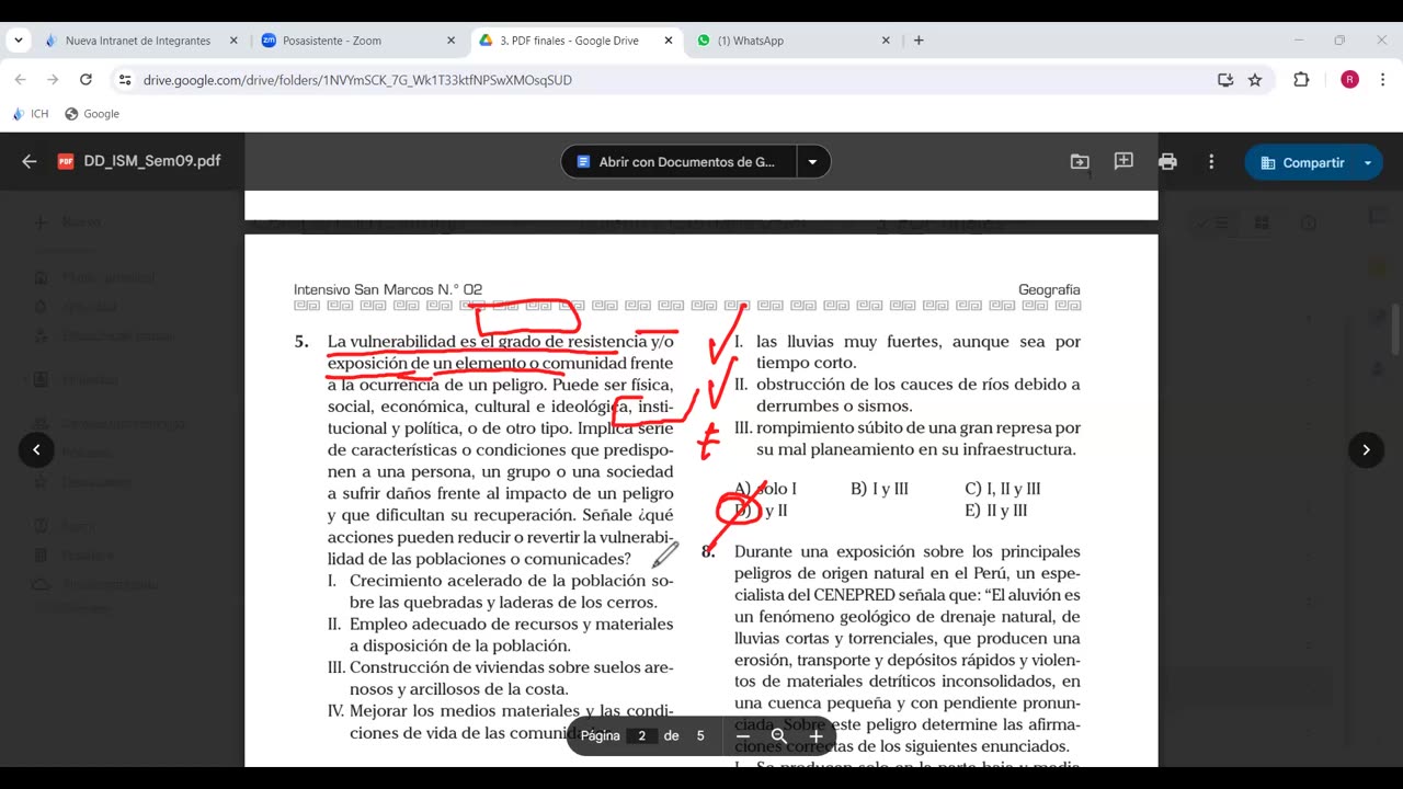 INTENSIVO ADUNI 2024 | Semana 09 | Química | Geografía | Geometría S1