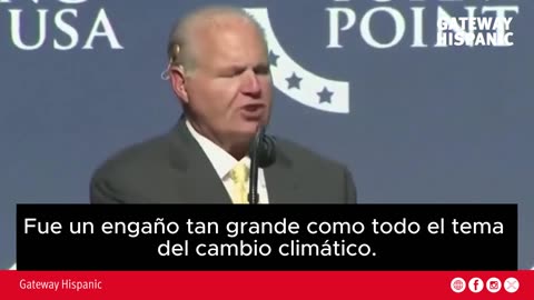 Rush Limbaugh spoke about the left’s tactics at a Turning Point event in 2019.
