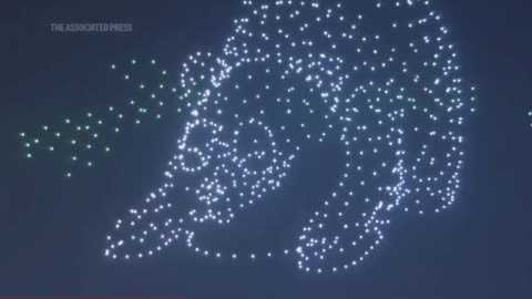 Hong Kong holds first panda themed drone show