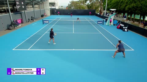 Tara Moore/Viktoriya Tomova vs Angelica Moratelli/Katarzyna Piter - 2025 Hobart R16