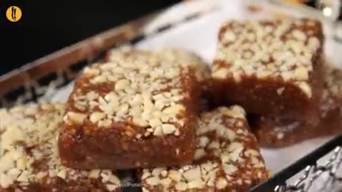 Peanut Barfi Recipe by Food Fusion