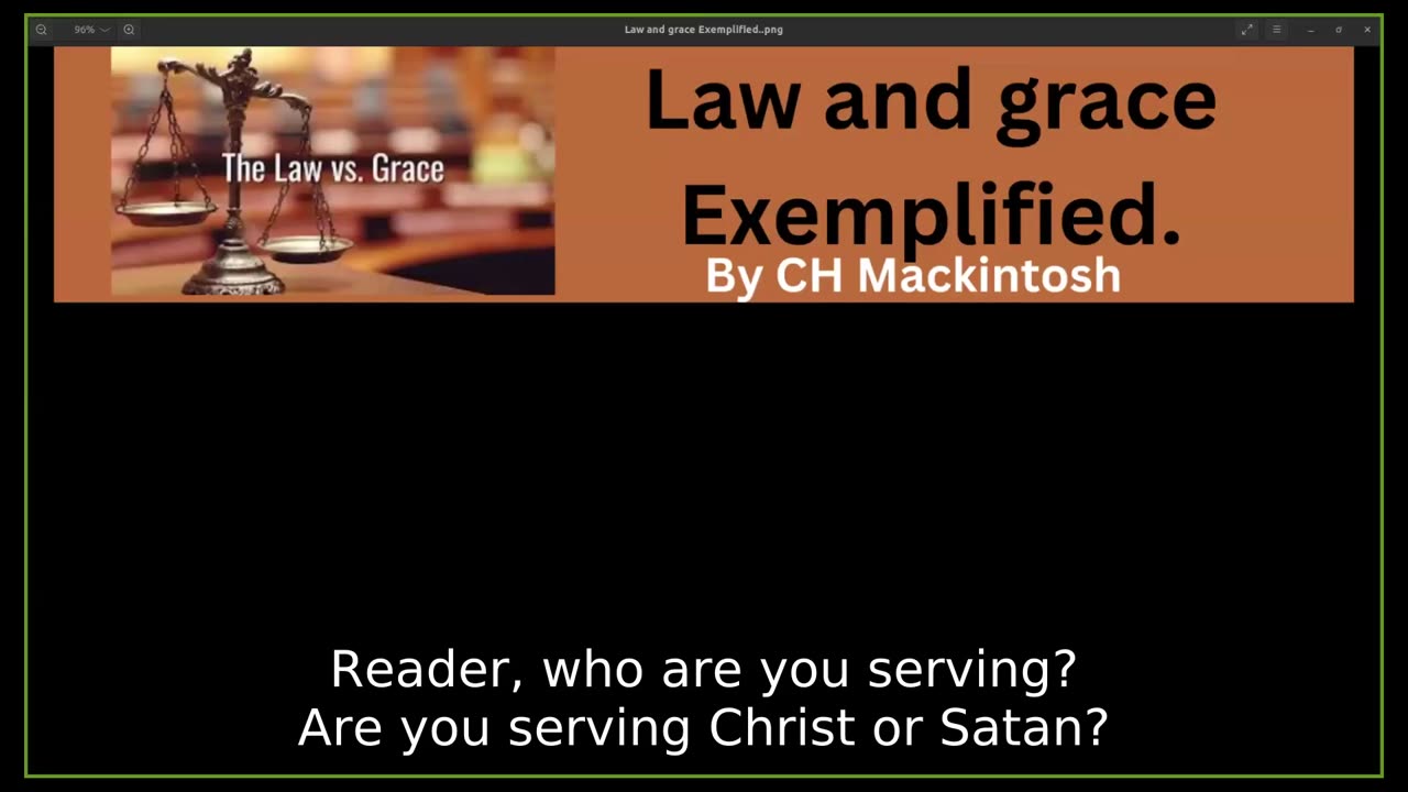 Law and grace Exemplified. by C H Mackintosh