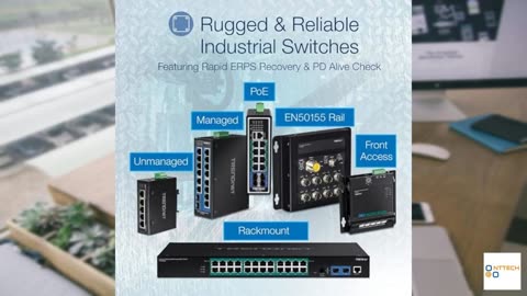 TRENDnet 5-Port Industrial Unmanaged Fast Ethernet DIN-Rail Switch