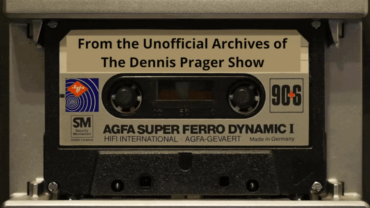 Dennis Prager talks about Antisemitism - August 27-31, 1992