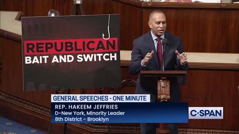 Rep. Jeffries warns of the cost of living & blames the 'Republican Bait & Switch'