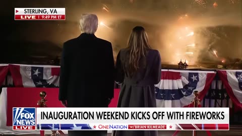 WATCH Trumps watch ceremonial fireworks display to kick off inauguration weekend