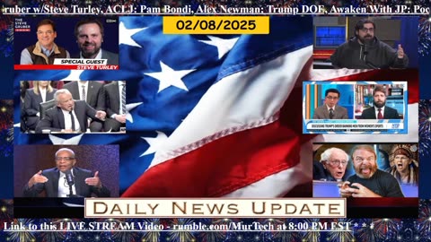 Steve Gruber w/Steve Turley, ACLJ: Pam Bondi, Alex Newman: Trump DOE, Awaken With JP: Pocahontas | EP1467