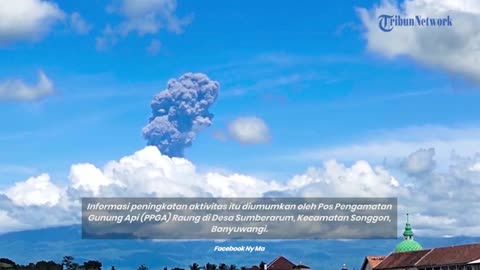 Gunung Ruang volcano erupts in Indonesia