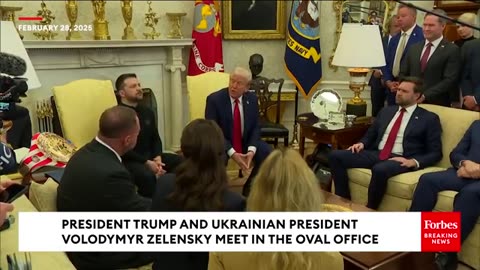 #* BREAKING NEWS: Trump And Zelensky Oval Office Meeting Ends In Utter Disaster