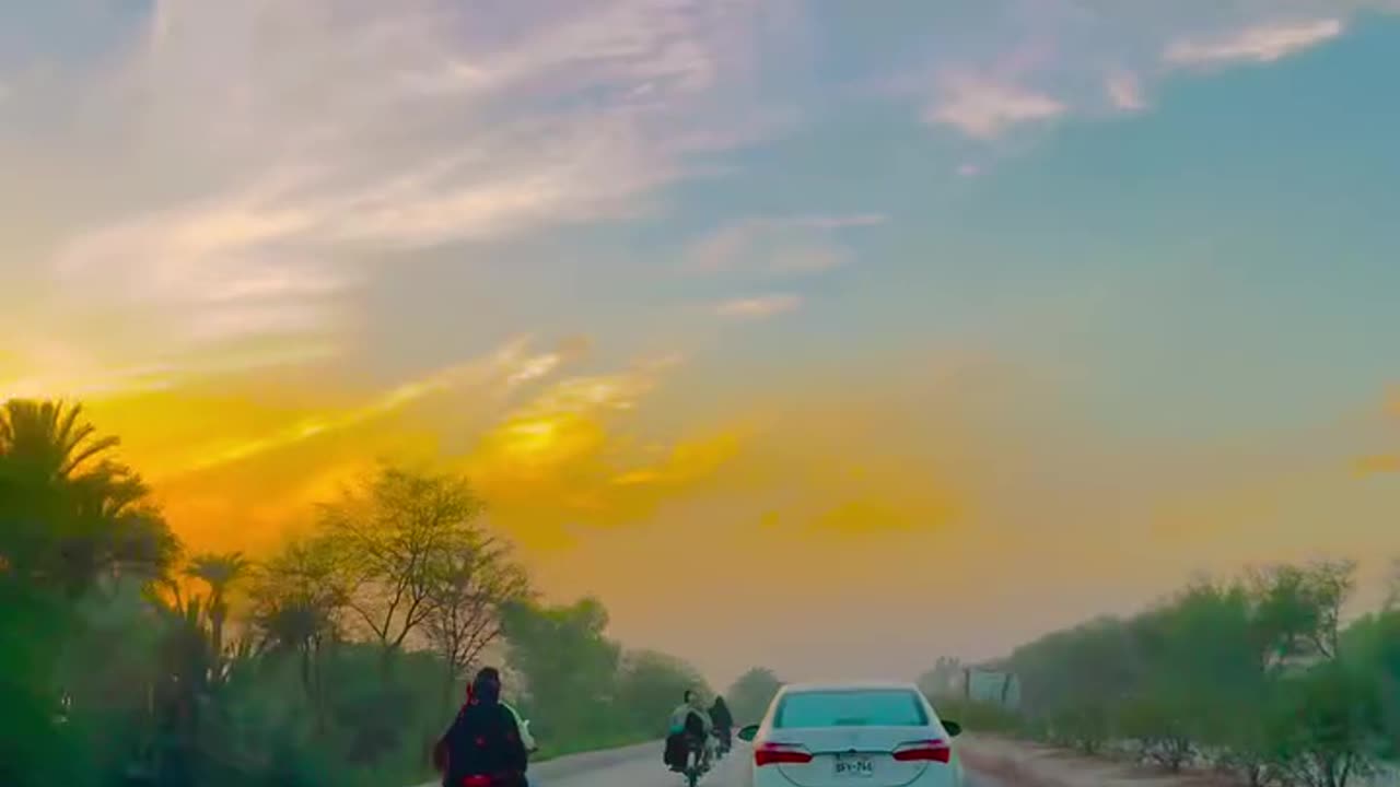 way to village side #maxrecords #larkana #sindh