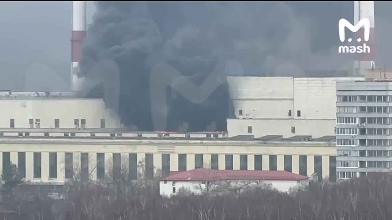 More fire at Moscow's CHP-16 👀🔥