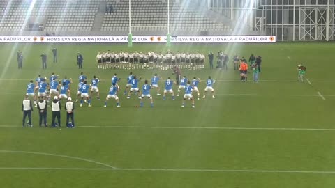 SIVA TAU (Samoa Haka - War Dance) Romania vs Samoa (Rugby International)