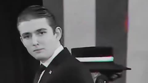 Barron whispered something to Joe Biden and his face instantly changed. lol
