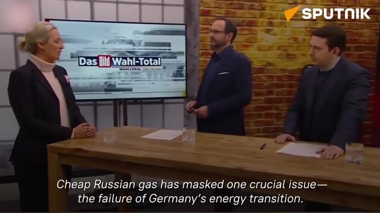 Alice Weidel AFD restore Nord Stream 2,very good relation Russia, China, United States