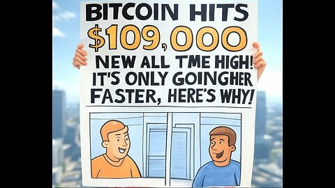 "BITCOIN HIT'S $109,000 NEW ALL TIME HIGH!! IT'S ONLY GOING HIGHER FASTER, HERE'S WHY!"