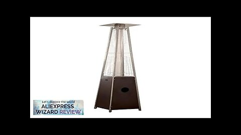 Pyramid Glass Tube Propane Patio Heater w/ Wheels 40000 BTU Radiant Heat Review