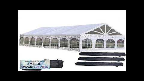 DELTA 40'x20' PE Marquee Party Tent Tents for Parties Large Wedding Tent Review