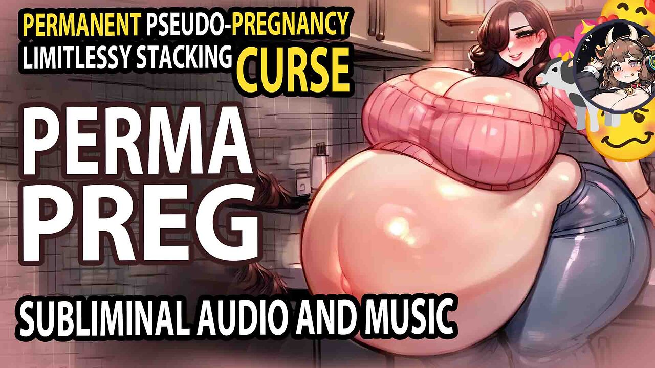 😈🤰PERMAPreg CURSE🤰😈PERMANENT Pseudo Pregnancy and Hourglass Expansion Subliminal with Music 🎶💖🐄