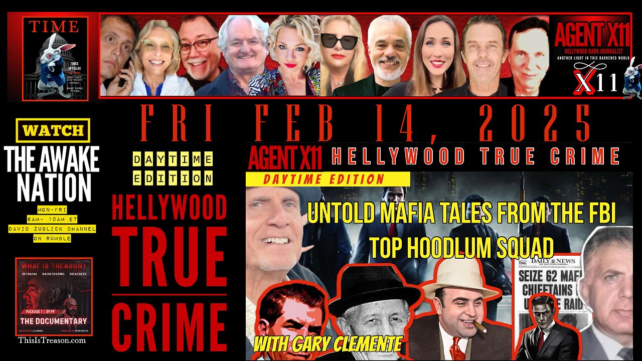 AGENT X11: EP 132: GARY CLEMENTE: UNTOLD MAFIA TALES FROM THE FBI HOODLUM SQUAD