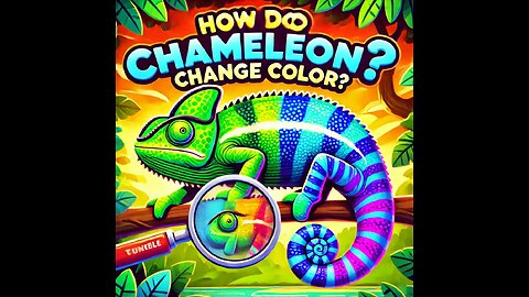 ✨ How Do Chameleons Change Color? 🦎 | The Secret Behind Their Skin! 🌈 | Fun Science!