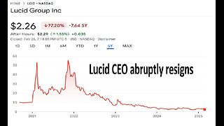 Lucid CEO abruptly resigns