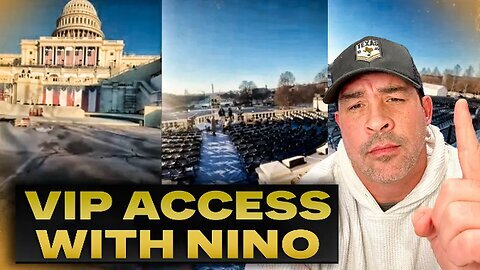 Trump Inauguration VIP Access - Behind The Scenes..Backstage Set Up