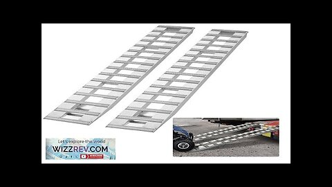 VEVOR 94" x 15" Aluminum Ramps 6000 LBS Capacity Loading Ramps 2PCS Review