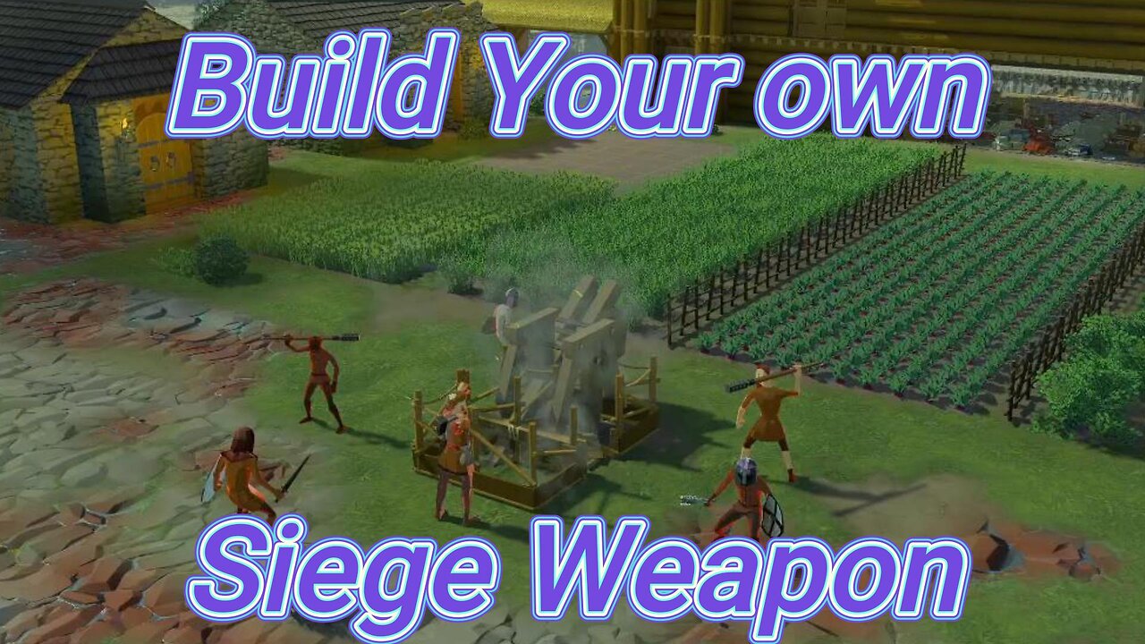 You Can Build Siege weapons in Going Medieval