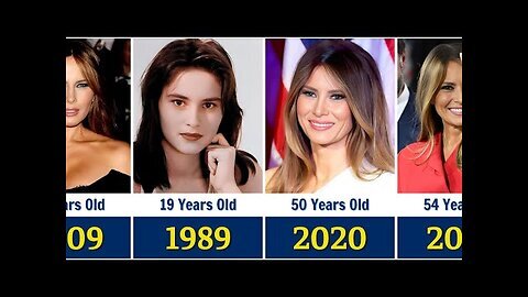 Melania Trump Transformation from 1970 to 2024 -- Through The Years