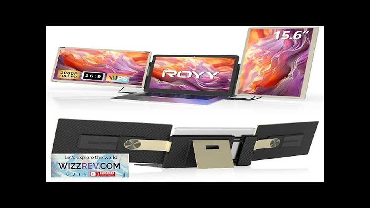 ROYY Laptop Screen Extender Triple Monitor 15.6" Portable Monitor 85% NTSC Review