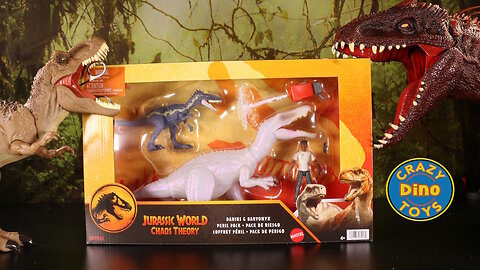 New Jurassic World Chaos Theory Darius & Baryonyx Peril Pack unboxed Dinosaur Toys 2025 @Target