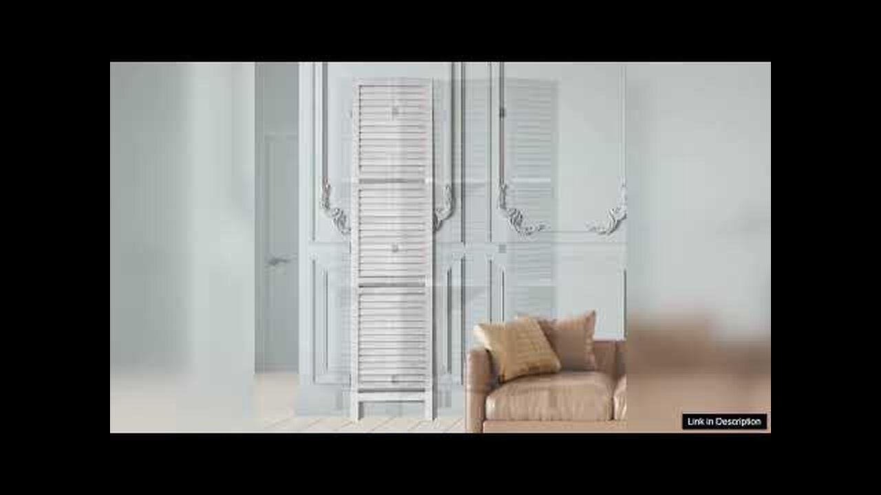 VEVOR Wood Room Divider 4 Panel Wood Folding Privacy Screen 66.9 Inches Review