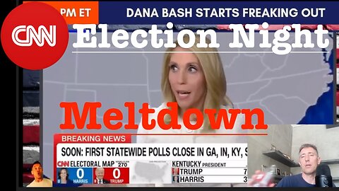 Delicious CNN Election Night Meltdown -- From Optimism to Tearful Depression